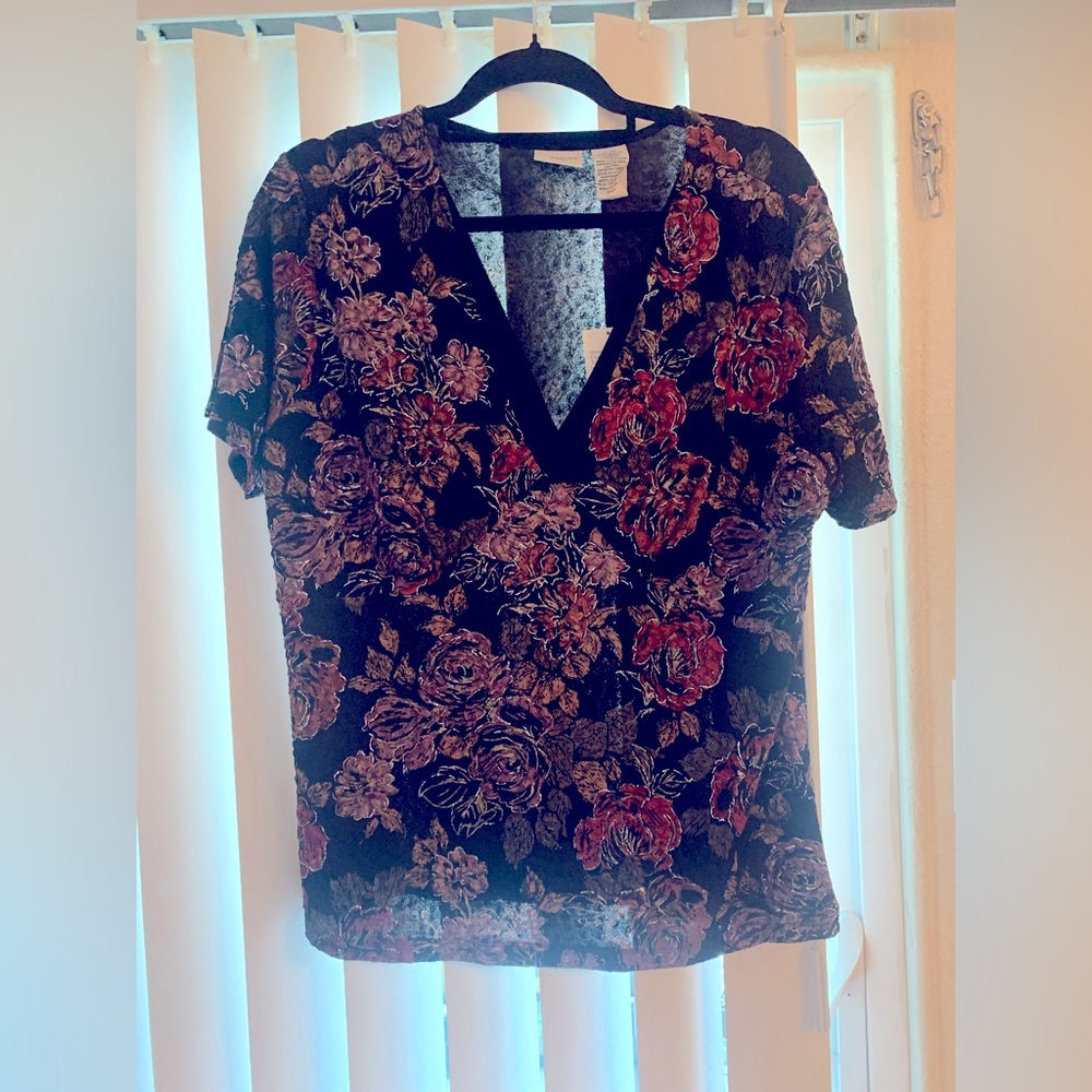Floral Knit Top